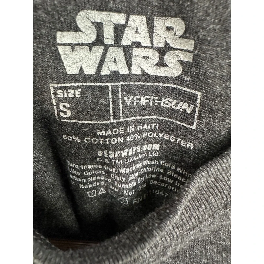 Star Wars Fifth Sun T-Shirt Kids Small Grey Good Starry Night Stormtrooper Tee